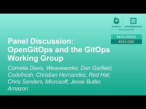 Panel Discussion: OpenGitOps and the GitOps Working Group