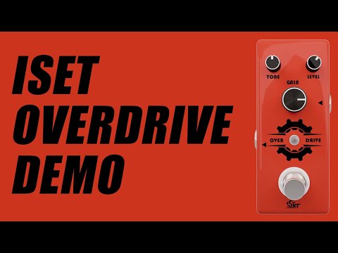 ISET Gear Overdrive Guitar Pedal Mini Guitar Effect Pedal For Electric Guitar Bass True Bypass image 6
