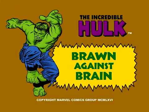 That Dramatic Underscore!  - 1966 Marvel Superheroes