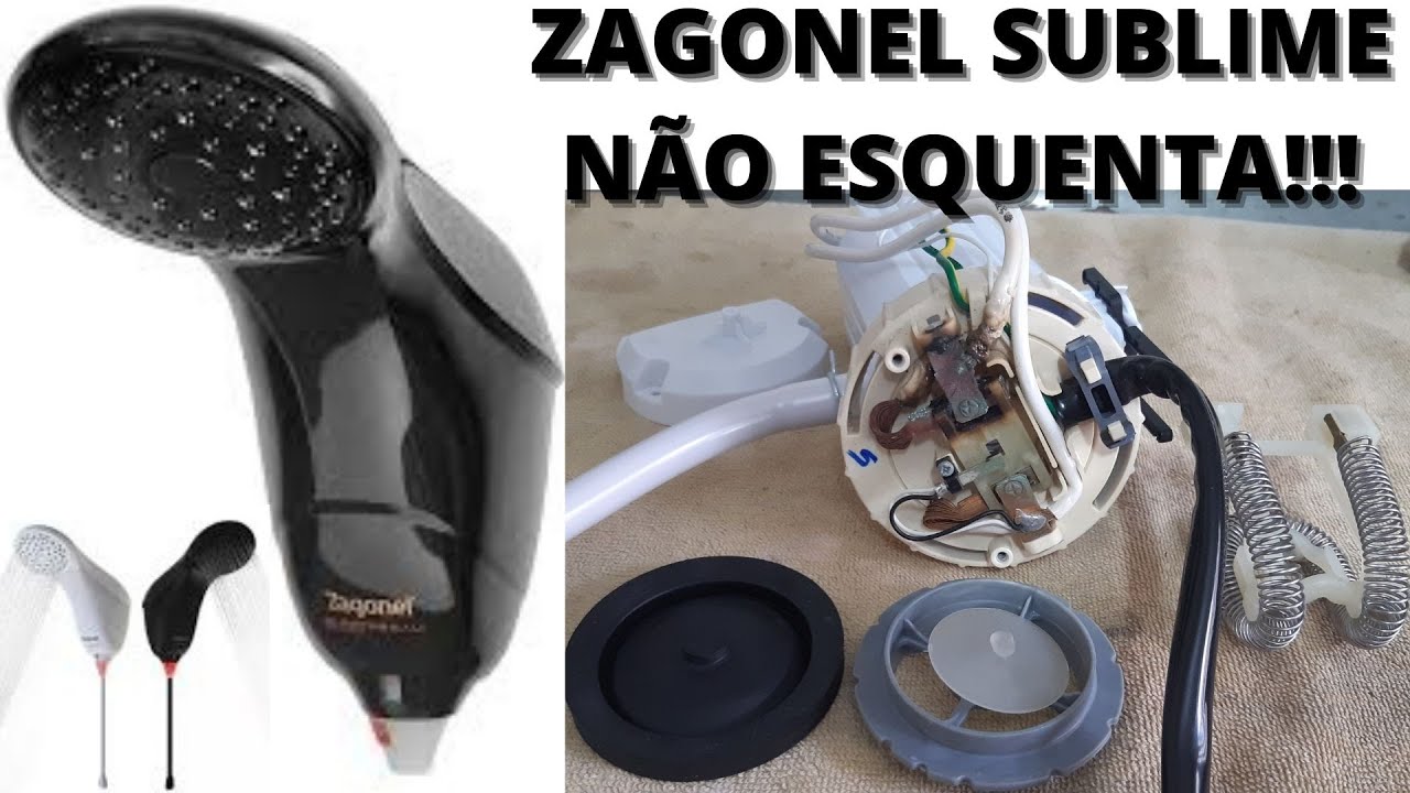 chuveiro zagonel sublime não liga ou não esquenta! Veja como fazer os testes e trocar a resistência