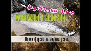 Рыбалка на реках абхазии в августе
