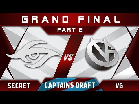 Secret vs VG [EPIC] Grand Final Captains Draft 4.0 Highlights Dota 2 - Part 2