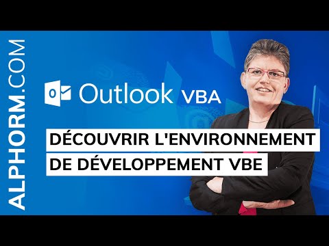 Vidéo présentation de la formation Outlook 2016 VBA