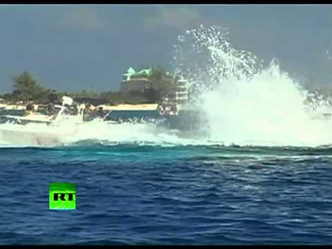 Sinking Feeling  Video of US Navy ship scuttled as dive attraction