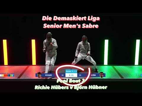 Demaskiert Liga 2020 SMS - Pool 3 - Richie Huebers v Bjorn Huebner