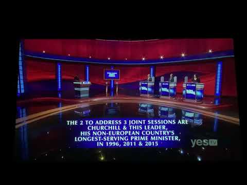 Final Jeopardy, “World Leaders Address Congress” - Jon Spurney Day 2 (3/2/21)