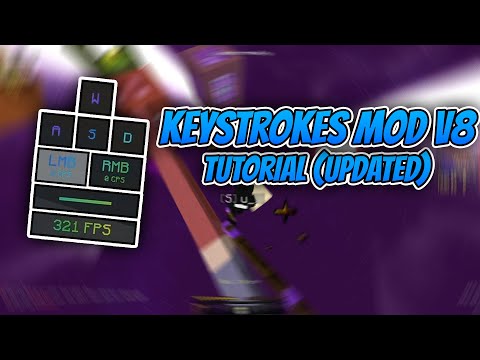 Keystrokes Mod Tutorial for Minecraft 1.8.9 (UPDATED)