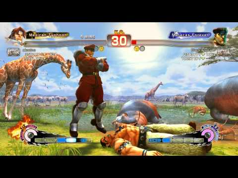 Black Allelujah (M. Bison) vs skuzino (T. Hawk) USF4 720p