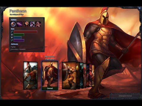 Myrmidon Pantheon Skin Spotlight Gameplay 1080p HD League Of Legends