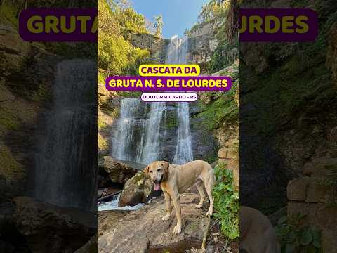 😱MAIS ALTA de Doutor Ricardo 70 metros - Cascata da Gruta Nossa Senhora de Lourdes