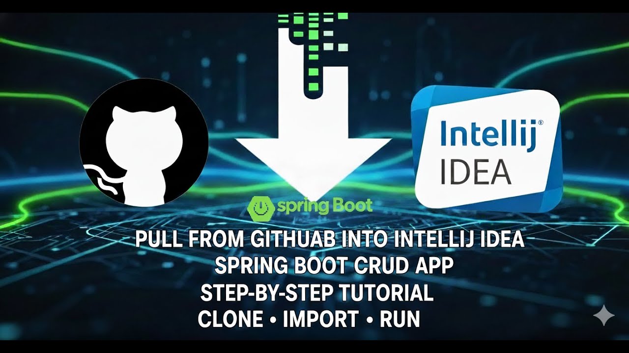 4. Pull Spring Boot CRUD App from GitHub Using IntelliJ IDEA | Step-by-Step Tutorial