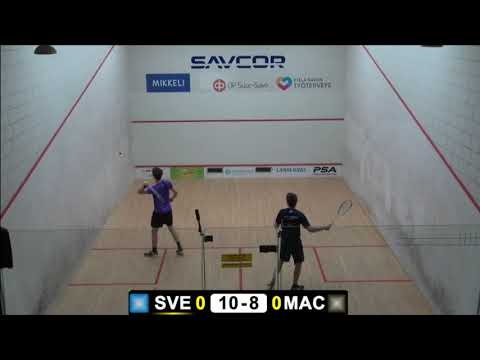 Finnish Open 2018: Martin Svec CZE - Stuart Macgregor ÉNG