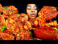KING CRAB SEAFOOD BOIL MUKBANG SEAFOOD MUKBANG DESHELLED LOBSTER SEAFOOD BOIL ASMR EATING
