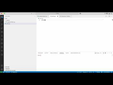 Python In Tamil 03 Python Hello World Python Series Tamil Python Inventcoding
