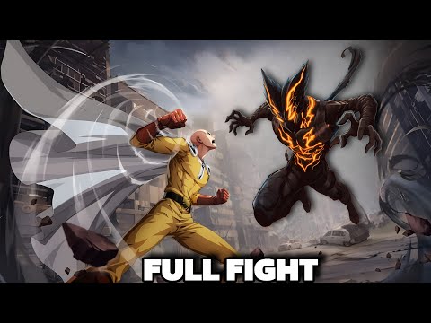SAITAMA vs GAROU Full Fight 🔥