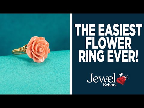 The Easiest Flower Ring You'll Ever Make! | Jewelry 101