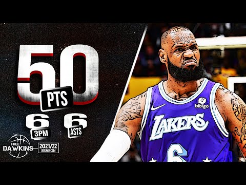 LeBron GOES OFF In 3rd Quarter, Drops 50 Pts vs Wizards 🔥🐐 | March 11, 2022 | FreeDawkins