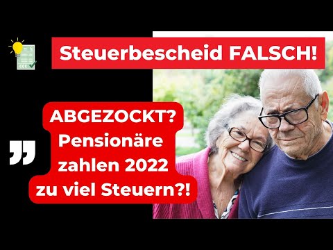 FEHLERHAFTE STEUERBESCHEIDE bei Pensionären verschicken! - DAS musst du jetzt wissen!