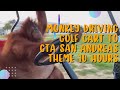 Monkey Driving Golf Cart to GTA San Andreas Theme 10 Hours