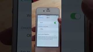 connecting wifi on iPhone 4 in 2022