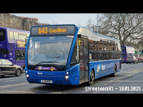 843 to Leeds - Transdev York 211 - Yj12 Mzu - Optare Versa V1110