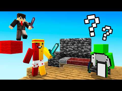 Usei PROTEÇÃO FAKE no minecraft Bedwars!