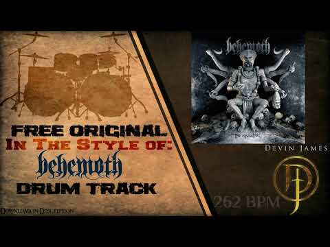 Behemoth Styled Free Original Drum Track - 262 BPM (FREE DOWNLOAD)