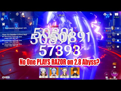 No One PLAYS RAZOR on 2.8 Abyss? - Razor Destroy 2.8 Floor 12-3 with 1 Combo