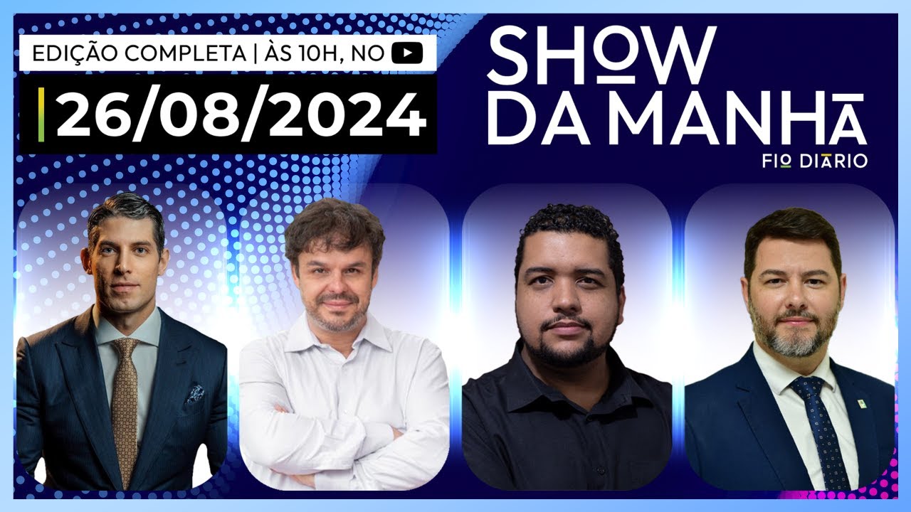 SHOW DA MANHÃ - MARCO ANTÔNIO COSTA, ADRILLES JORGE, PH ARAÚJO E GUSTAVO LOPES - 26/08/2024