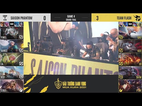 FL vs SGP Game 4 I Grand Final AOG 2021 Spring I Team Flash vs Saigon Phantom Full Game
