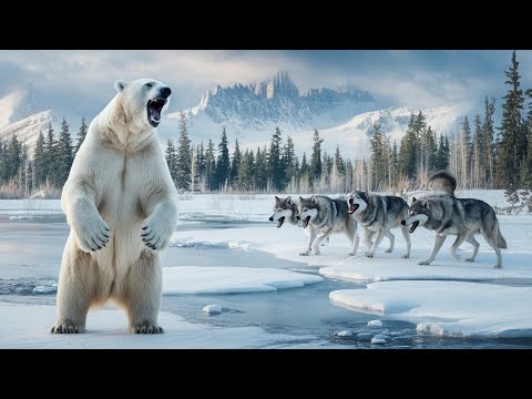 Polar Bear vs. Wolf Pack: Who Wins?