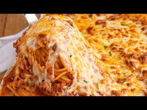 HOW TO MAKE THE BEST BAKED SPAGHETTI W/ GROUND BEEF |...