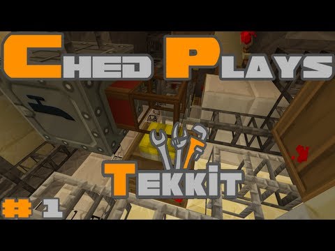Ched Plays Tekkit Part 1 - Generator and Batbox
