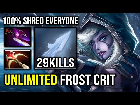 Unlimited Crit Frost Arrow Brutal Max Speed Machine Gun Shred Everything Drow Ranger Dota 2