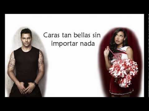Glee Cast- La Isla Bonita ft. Ricky Martin! (with lyrics)
