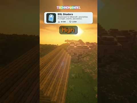 Best shaders for minecraft | #bsl #java #mcpeshadersminecraft #minecraft #minecrqftgraphics #shader
