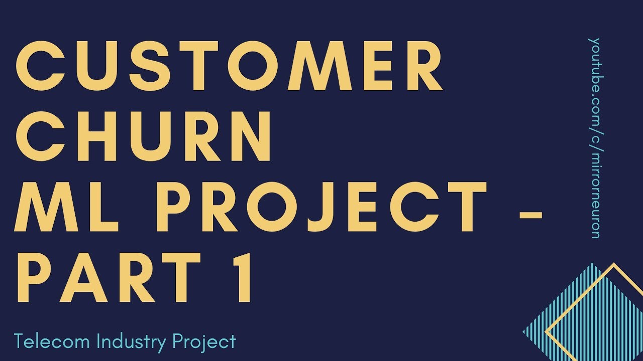 Machine Learning Project 2 | Customer Churn Telecom Industry | Python Code | Part A