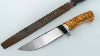 Fabricación de cuchillo simple a partir de una vieja lima