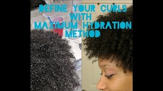 Maximum Hydration Method Challenge on 4c Hair
