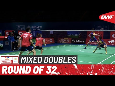 TotalEnergies BWF World Championships 2021 | Zheng/Huang (CHN) [1] vs Chang/Ng (HKG) | R32