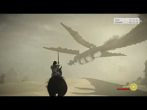 Highlight: Shadow of the Colossus (2018) Remake Time Attack (Hard) - Thirteenth Colossus (Phalanx)
