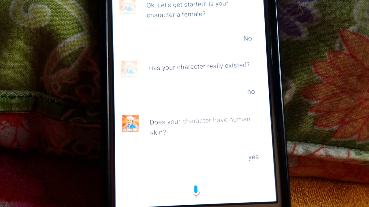Playing Akinator with Google Assistant (he guessed right)😮😮