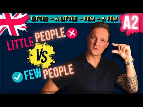 🔥 FEW or LITTLE? | Difference + Examples Explained Simply | Learn English A2