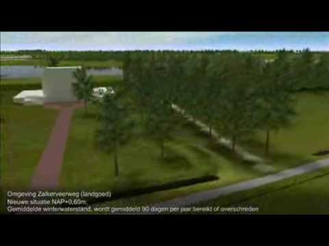 Video maquette Ruimte voor de Rivier Dijkverlegging Westenholte