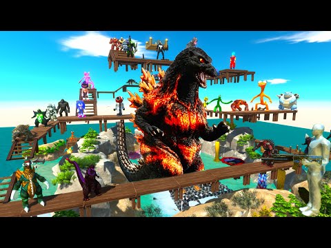 AROUND BURNING GODZILLA SAVE rescue mission my GIRL DEADLY MAZE - ARBS