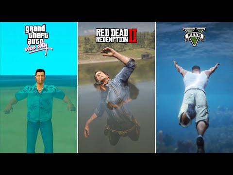Evolution of Swimming in All GTA & RDR Games (2001-2025)