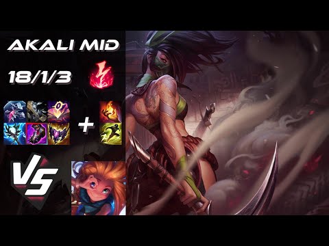 MID Akali vs Zoe - EU Grandmaster Patch 25.23