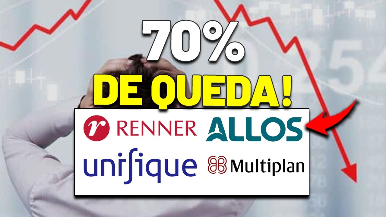 DESABARAM com RESULTADOS CRESCENDO? LOJAS RENNER, ALLOS, MULTIPLAN e UNIFIQUE | LREN3 FIQE3 ALOS3