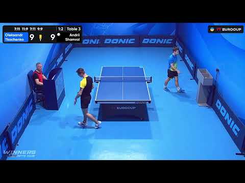 16:45 Oleksandr Тkachenko - Andrii Shamrai 23.09.2023 TT Euro.Cup Ukraine Star. TABLE 3