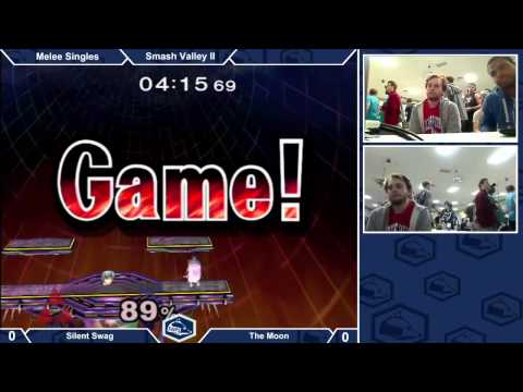 Smash Valley II Melee Singles Winners Semis - The Moon vs Silentswag